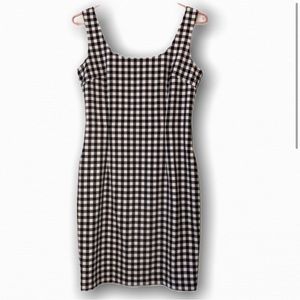 3/$25 Le Cheateau Checkered Mini Dress Size S